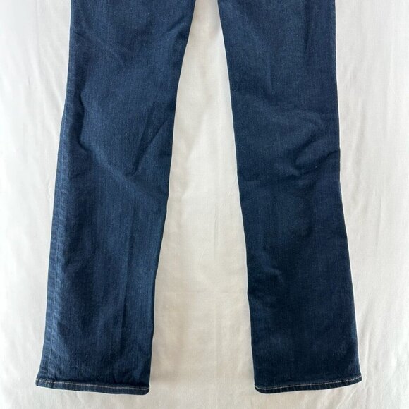 Eddie Bauer Jeans Women Size 0 Truly Straight Bootcut Low Rise Denim Blue - Picture 6 of 12